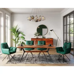 Tisch Downtown Walnut 180X90