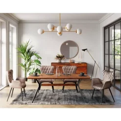 Tisch Downtown Walnut 180X90