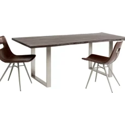 Tisch Harmony Dunkel Chrom 200X100