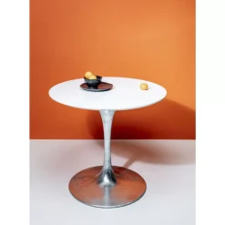 Tisch Invitation Set Weiss Zink O90Cm