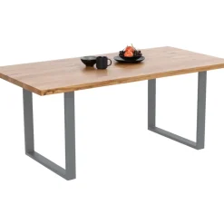 Tisch Jackie Eiche Rohstahl 160X80