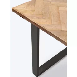 Tisch Parquet Schwarz 180X90