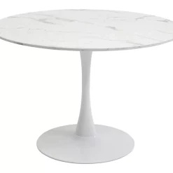 Tisch Schickeria Marmor Weis O110Cm