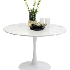 Tisch Schickeria Marmor Weis O110Cm
