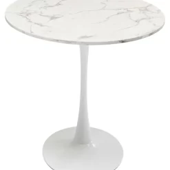 Tisch Schickeria Marmoroptik Weis O80Cm