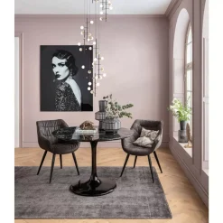 Tisch Solo Marble Schwarz O110