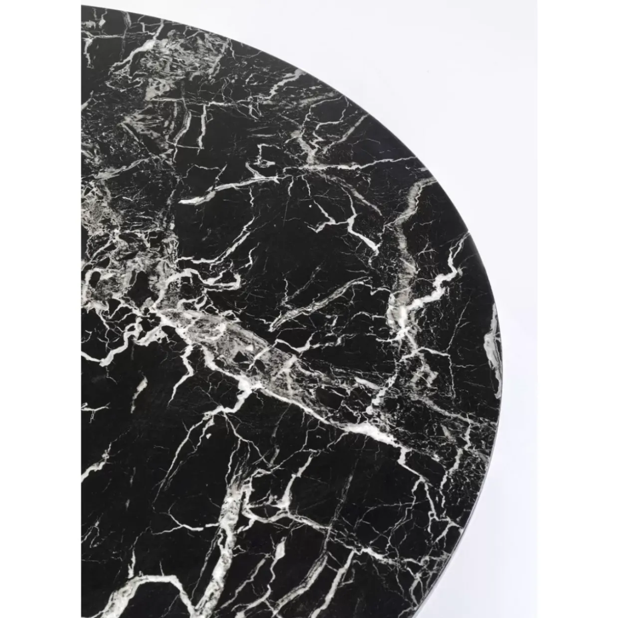 Tisch Veneto Marmor Schwarz O110Cm