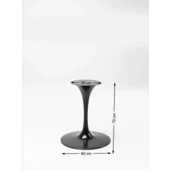 Tischgestell Invitation Black O60Cm