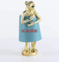 Tischleuchte Animal Monkey Gold Blau