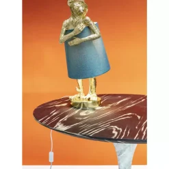 Tischleuchte Animal Monkey Gold Blau