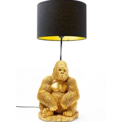 Tischleuchte Animal Monkey Gorilla Gold