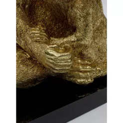 Tischleuchte Animal Monkey Love Hug Gold 50Cm