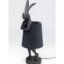 Tischleuchte Animal Rabbit Matt Schwarz 68Cm