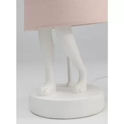 Tischleuchte Animal Rabbit Weis/Rosa 50Cm