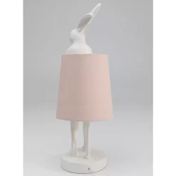 Tischleuchte Animal Rabbit Weis/Rosa 50Cm