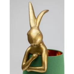 Tischleuchte Animal Rabbit Gold/Grun 68Cm