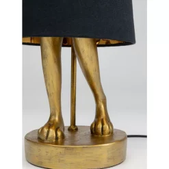 Tischleuchte Animal Rabbit Gold/Schwarz 68Cm