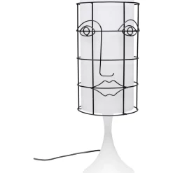 Tischleuchte Grid Face Weis 60Cm