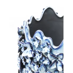 Vase Butterflies Lightblue 50Cm