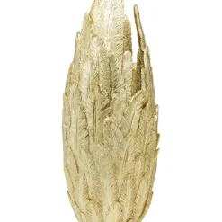Vase Feathers Gold 80
