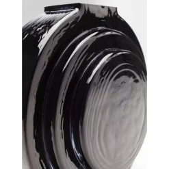 Vase Las Vegas Disc Schwarz