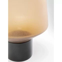 Vase Noble Ring Amber Matt 26Cm