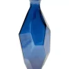 Vase Origami Blau 31Cm