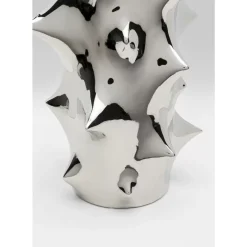 Vase Pointy Silber 30Cm
