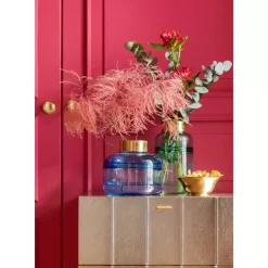 Vase Positano Belly Blau 21Cm