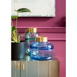 Vase Positano Belly Grun 28Cm