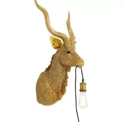 Wandleuchte Animal Goat Gold 45X74Cm