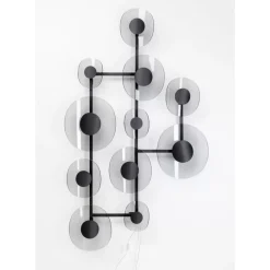 Wandleuchte Mariposa Schwarz Smoke 116X198Cm