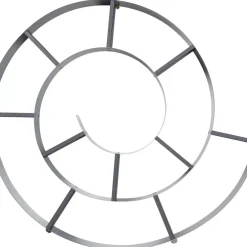 Wandregal Snail Silver Grau