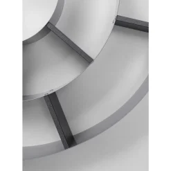 Wandregal Snail Silver Grau