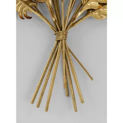 Wandschmuck Leaf Bouquet Gold