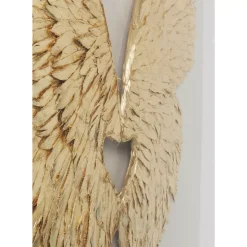 Wandschmuck Wings Gold-Weis 120X120Cm