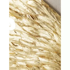 Wandschmuck Wings Gold-Weis 120X120Cm
