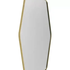 Wandspiegel Shape Hexagon Brass 64X94,5Cm