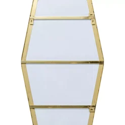 Wandspiegel Shape Hexagon Brass 64X94,5Cm