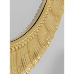 Wandspiegel Sun Ray Gold O84Cm