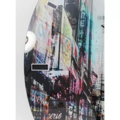 Wanduhr Glas Times Square O80Cm