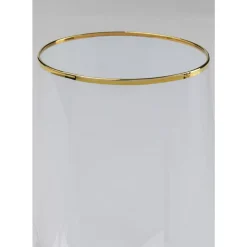 Wasserglas Diamond Gold Rim
