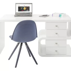 White Club Schreibtisch Snake 150X70Cm